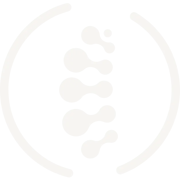 ひまわり接骨院 整体院 瀬戸店のロゴマーク｜背骨モチーフ